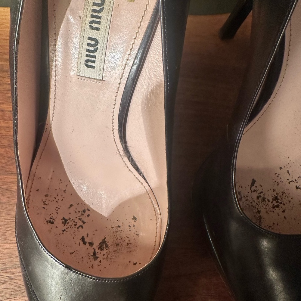 Miu Miu Black Platform Heels - Picture 5 of 5